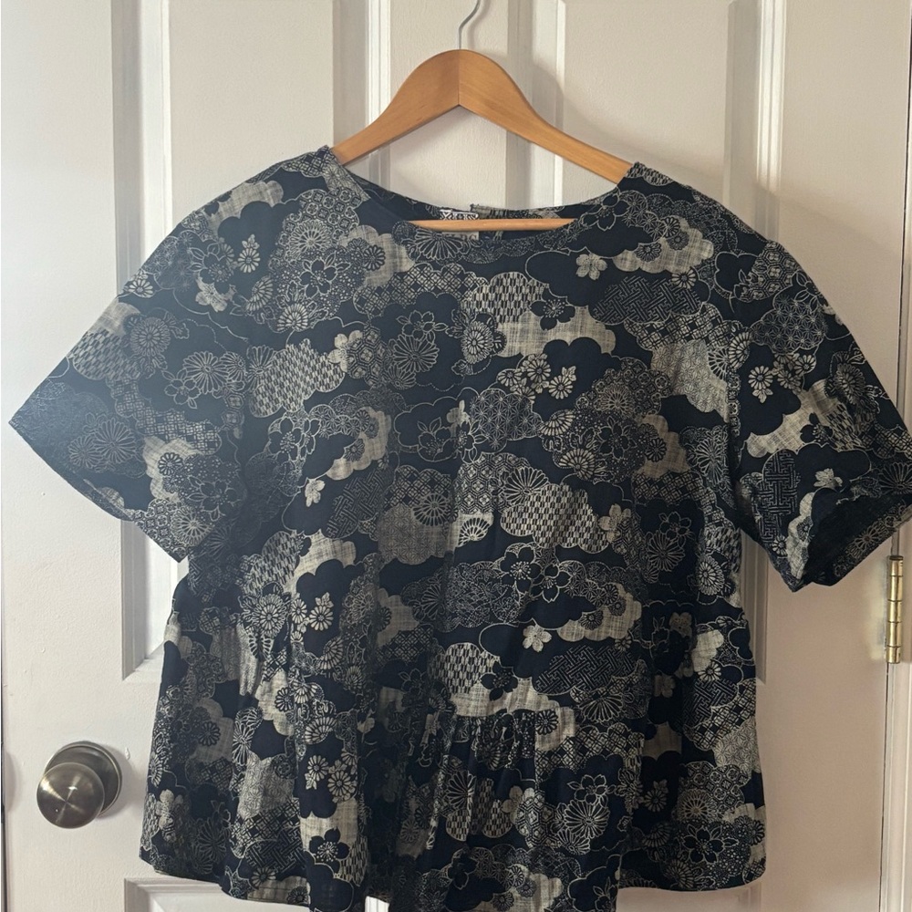 Japanese Cotton cropped top
